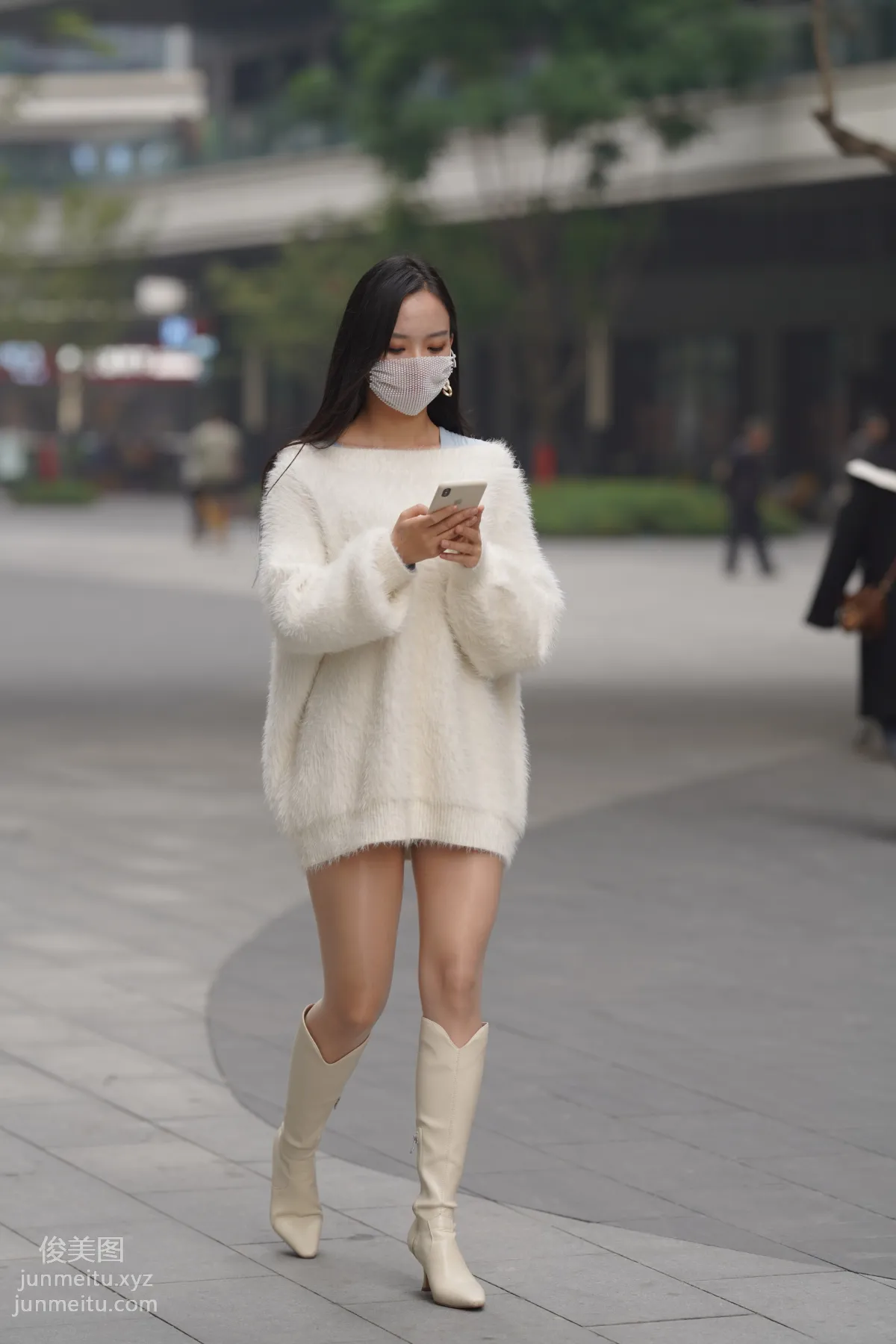 Mojing Street NO.170, Kane Street Photography, Denim Skirt Girl [302P] photo 5