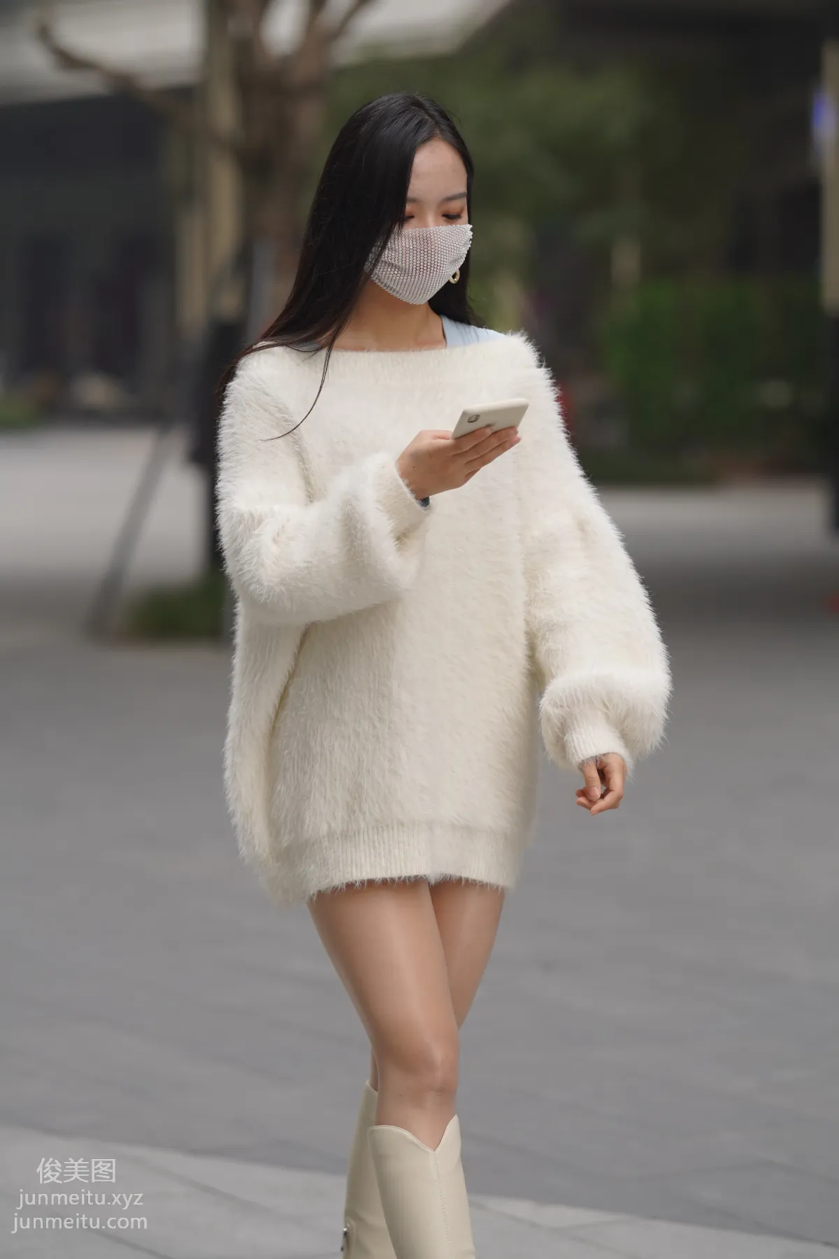 Mojing Street NO.170, Kane Street Photography, Denim Skirt Girl [302P] photo 8