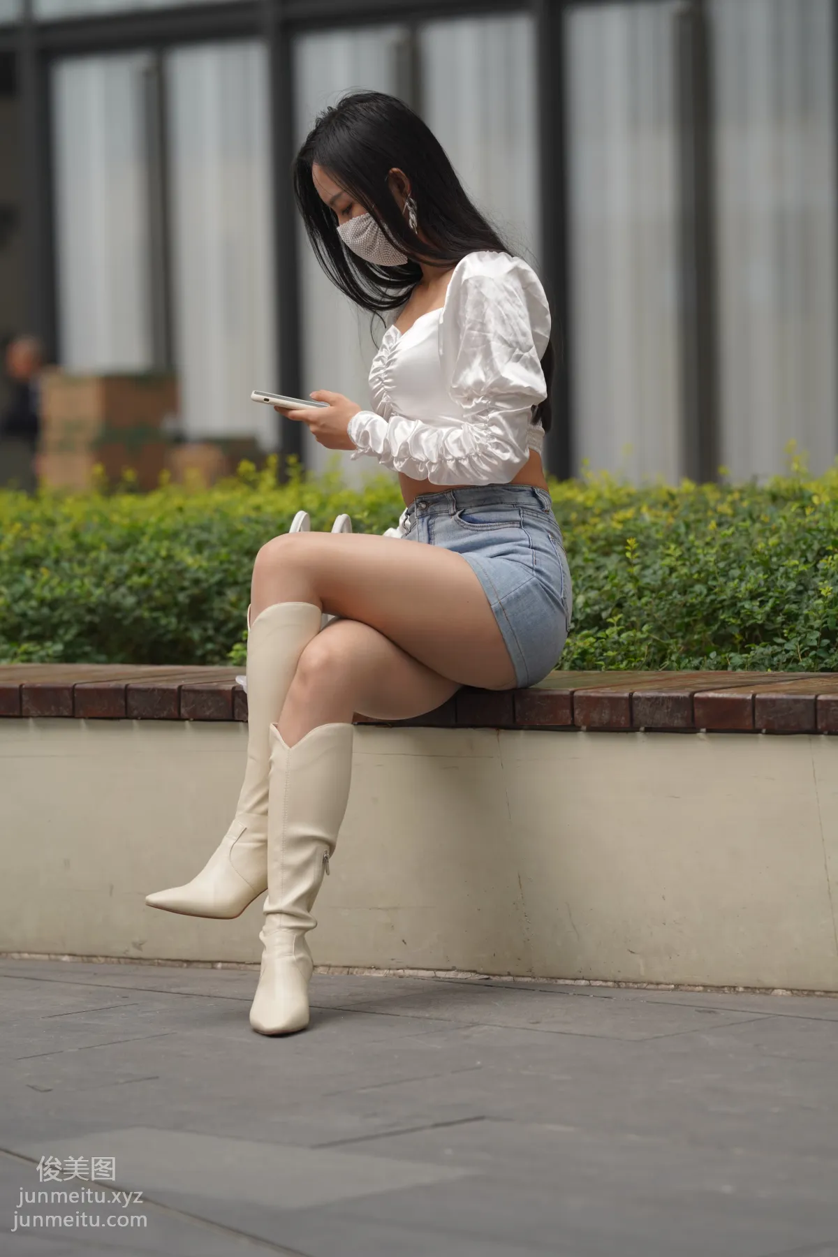 Mojing Street NO.170, Kane Street Photography, Denim Skirt Girl [302P] photo 16