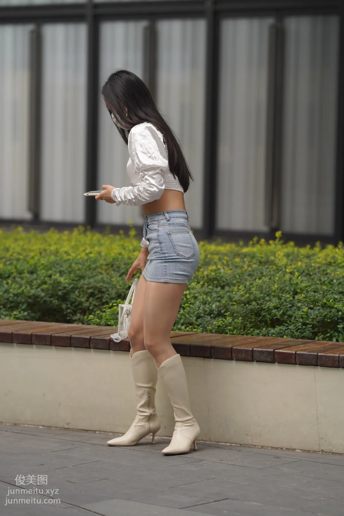 Mojing Street NO.170, Kane Street Photography, Denim Skirt Girl [302P] photo 18