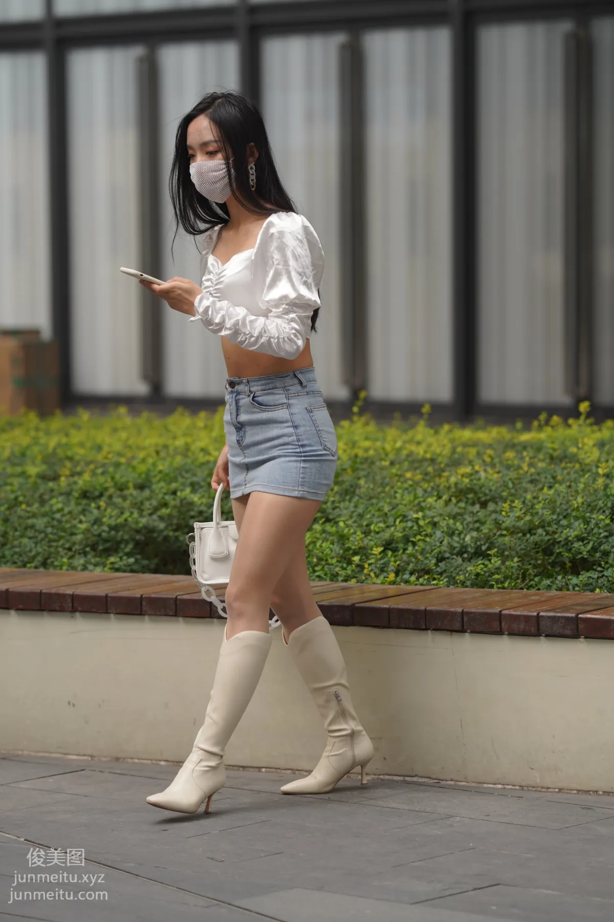 Mojing Street NO.170, Kane Street Photography, Denim Skirt Girl [302P] photo 19