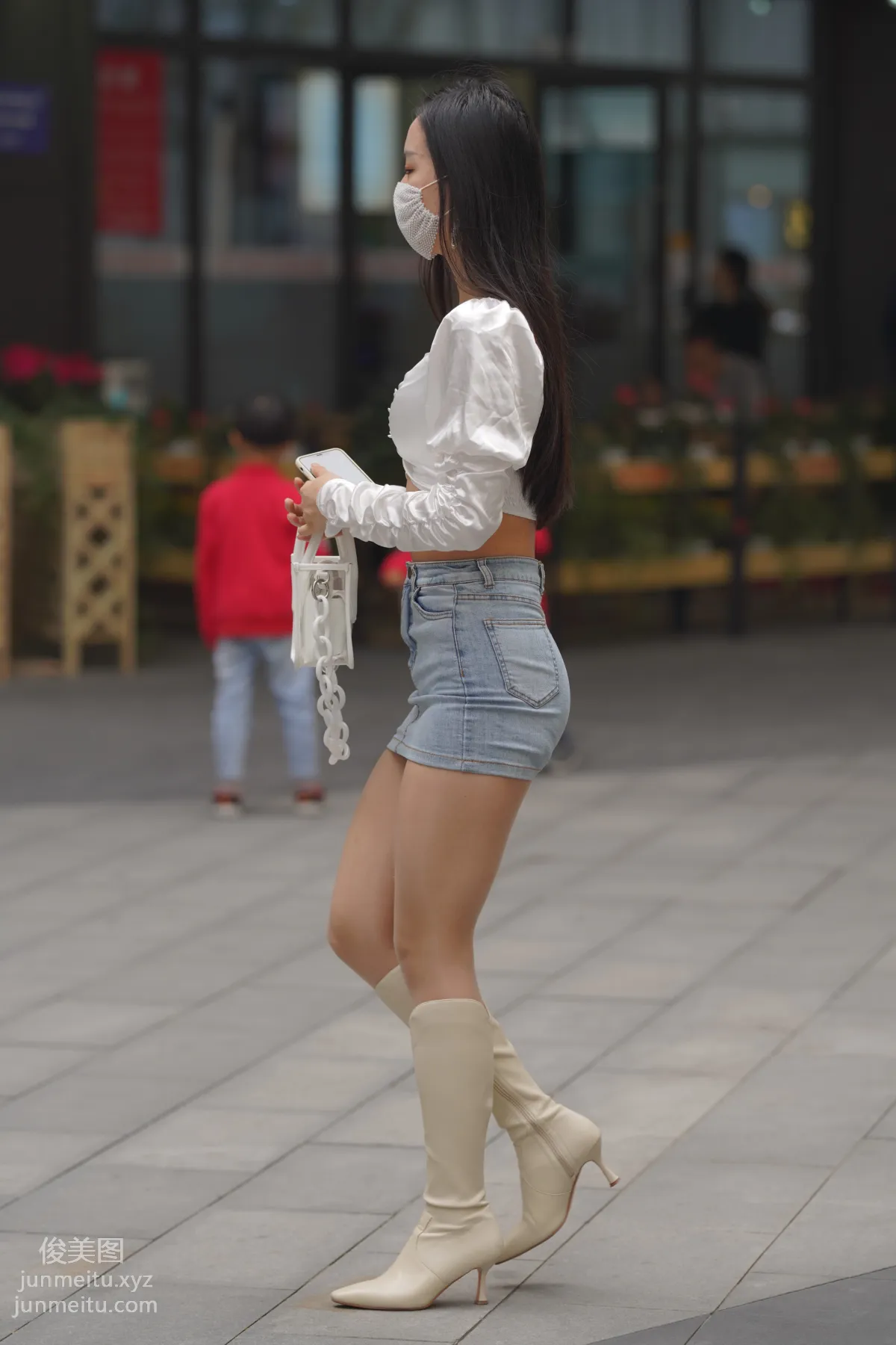 Mojing Street NO.170, Kane Street Photography, Denim Skirt Girl [302P] photo 25