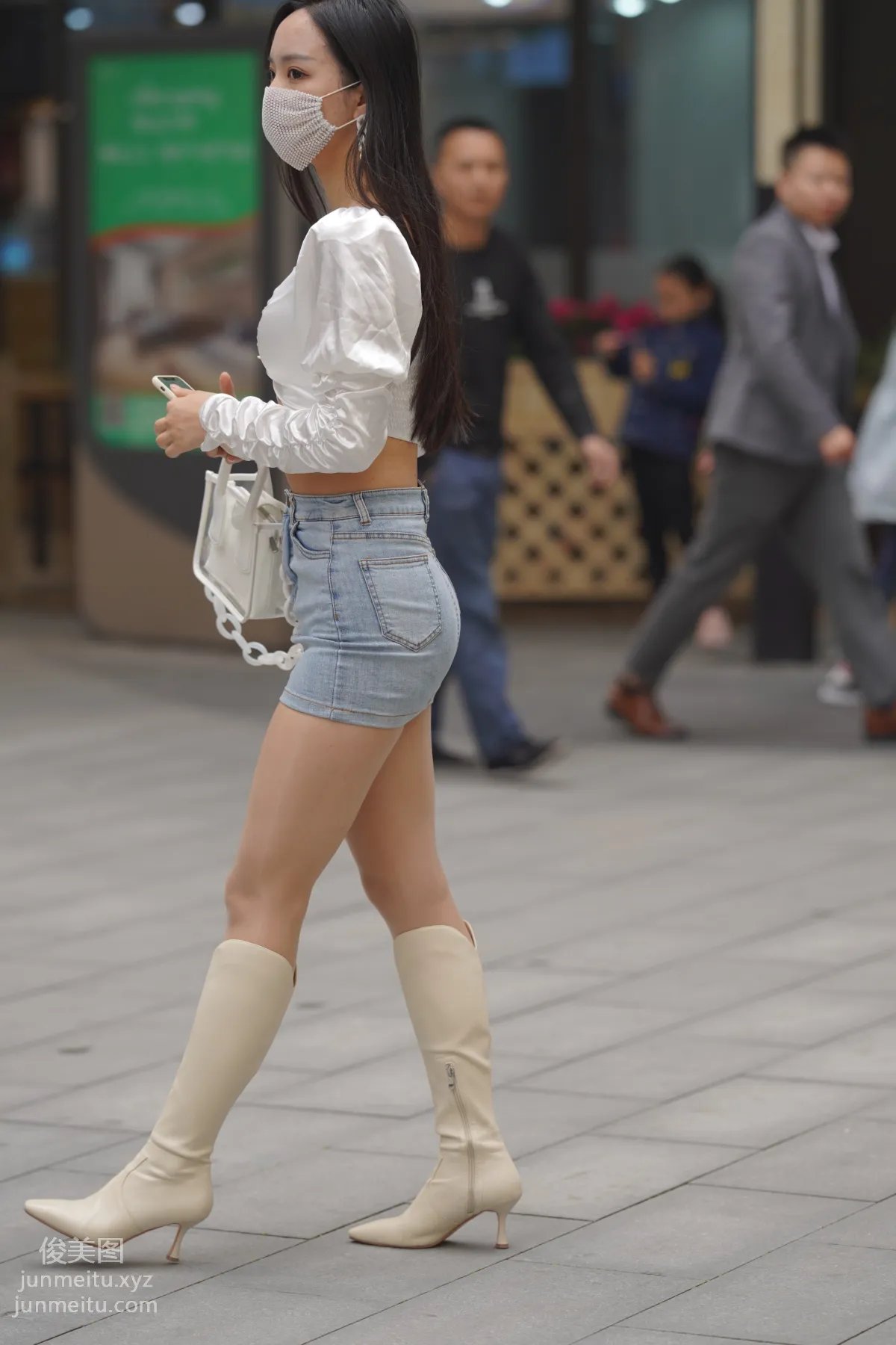 Mojing Street NO.170, Kane Street Photography, Denim Skirt Girl [302P] photo 27