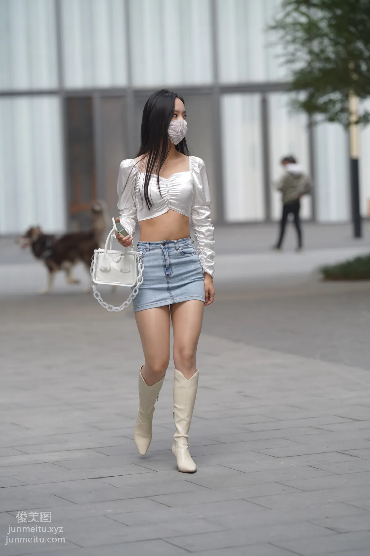 Mojing Street NO.170, Kane Street Photography, Denim Skirt Girl [302P] photo 32