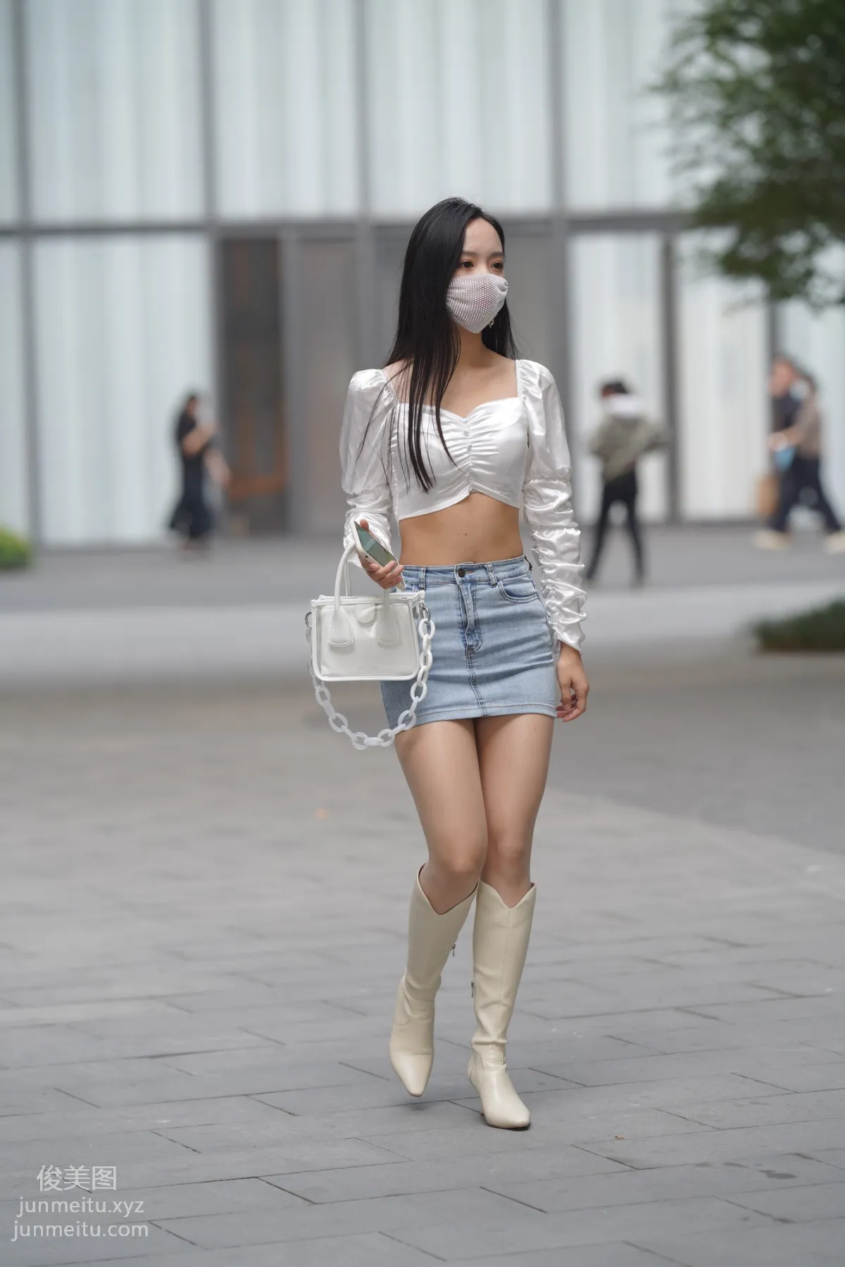 Mojing Street NO.170, Kane Street Photography, Denim Skirt Girl [302P] photo 33