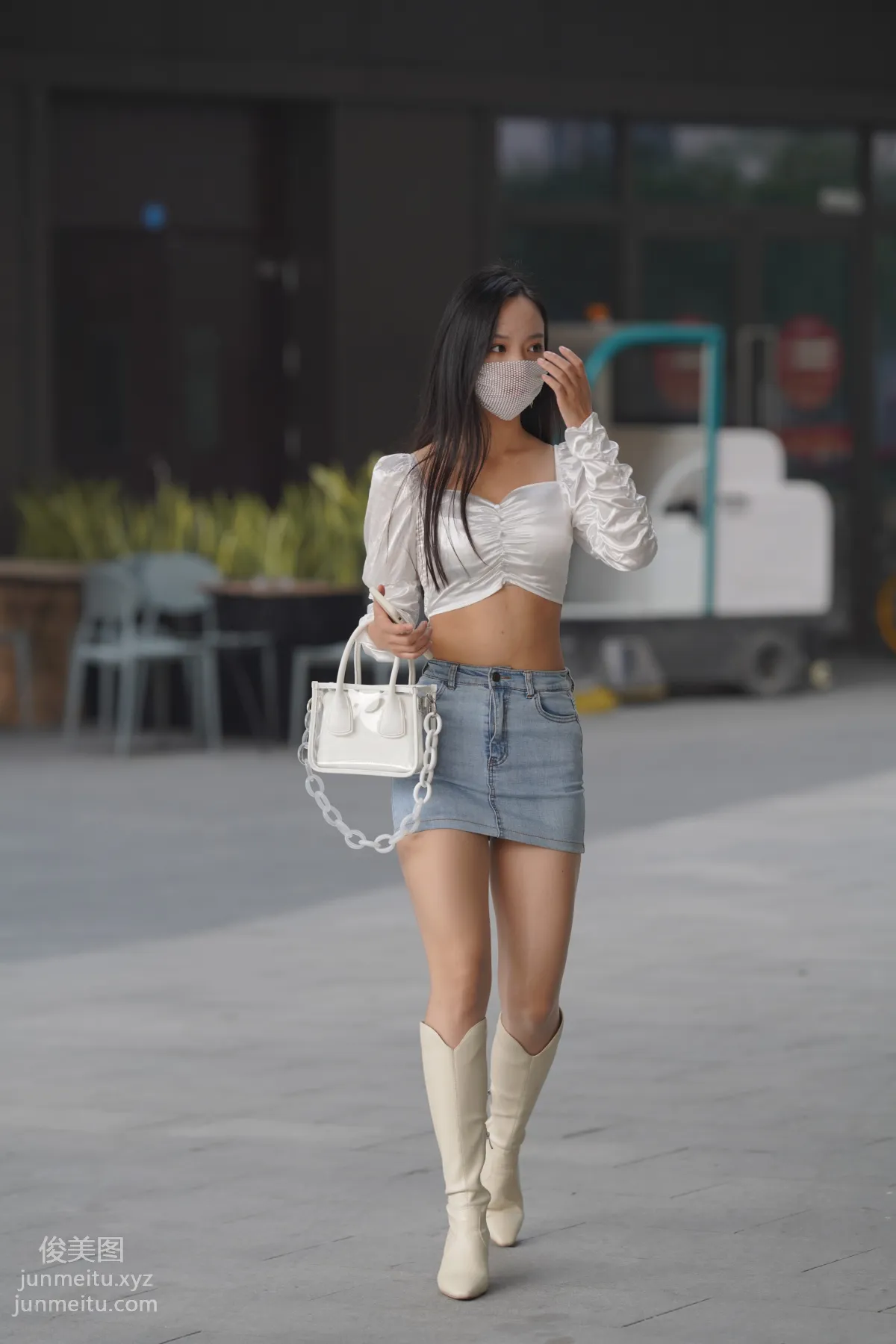 Mojing Street NO.170, Kane Street Photography, Denim Skirt Girl [302P] photo 36