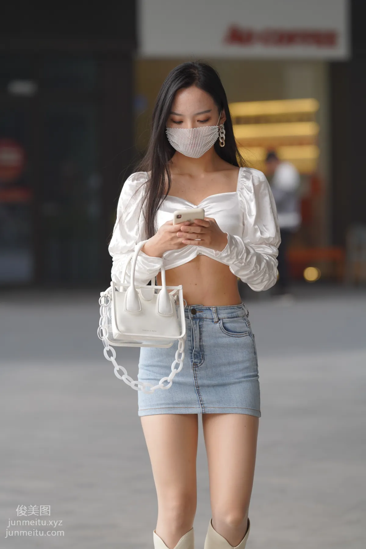 Mojing Street NO.170, Kane Street Photography, Denim Skirt Girl [302P] photo 42