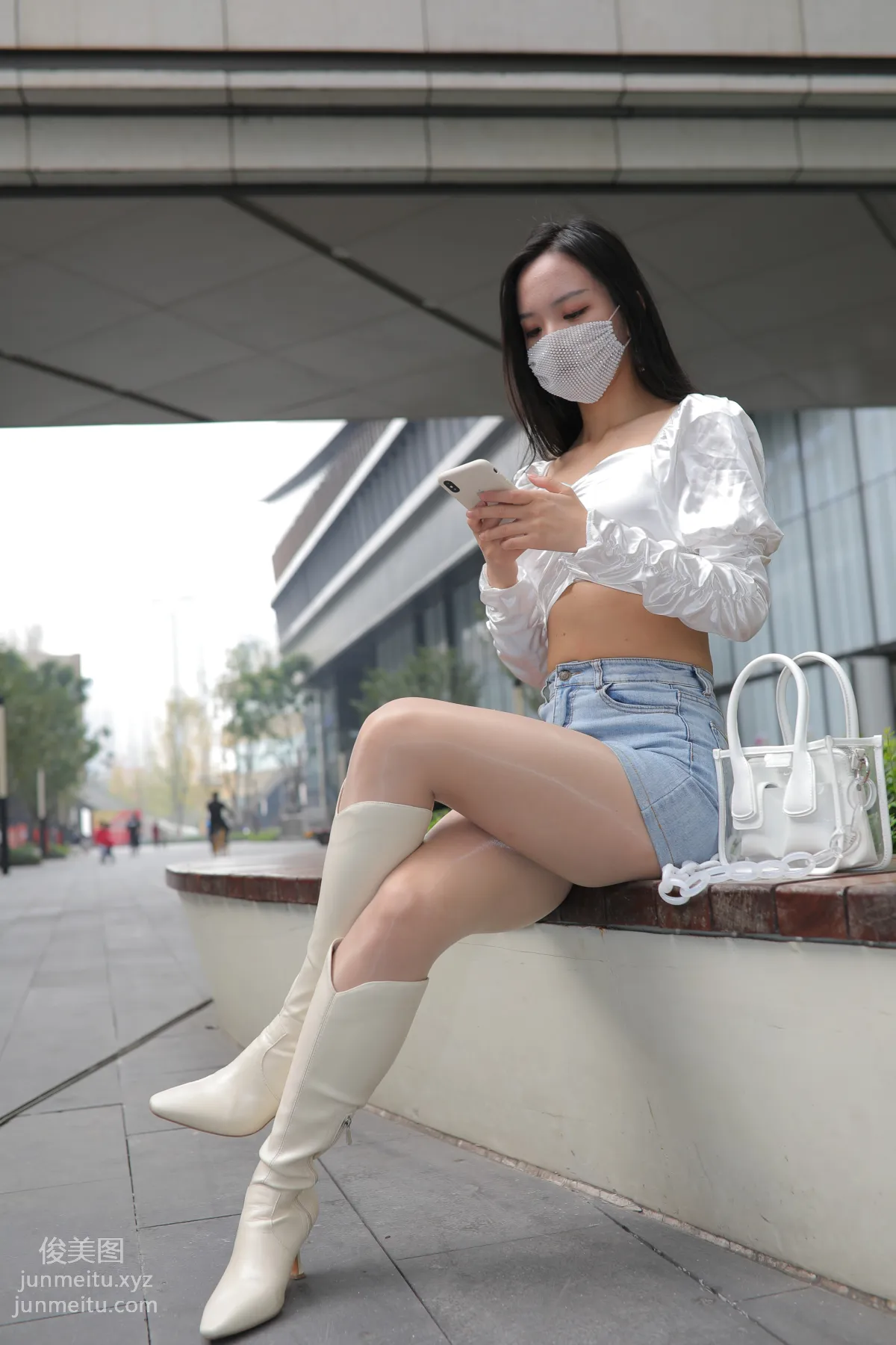 Mojing Street NO.170, Kane Street Photography, Denim Skirt Girl [302P] photo 46