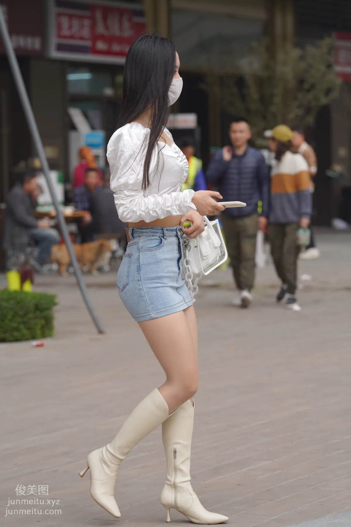 Mojing Street NO.170, Kane Street Photography, Denim Skirt Girl [302P] photo 55