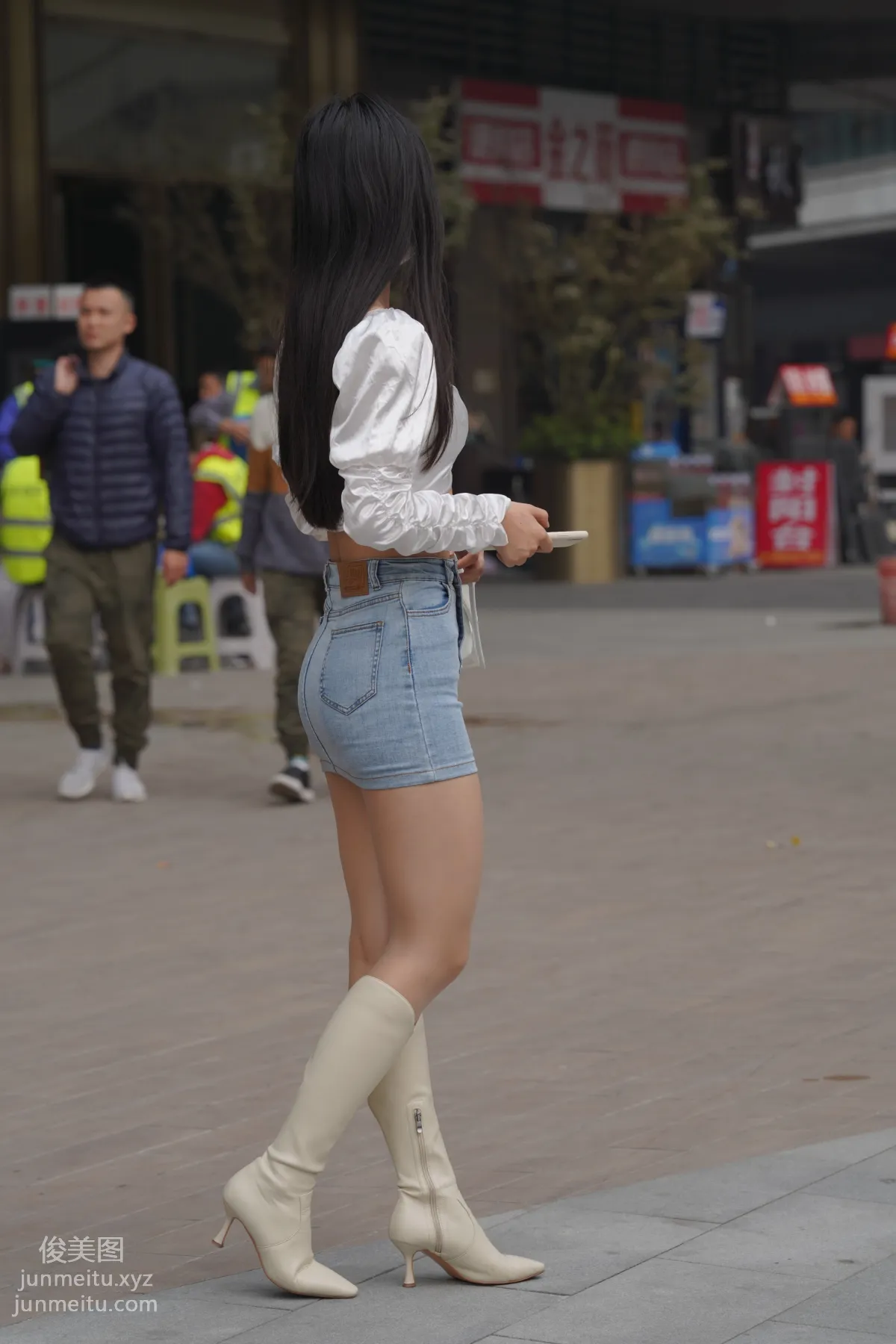 Mojing Street NO.170, Kane Street Photography, Denim Skirt Girl [302P] photo 56
