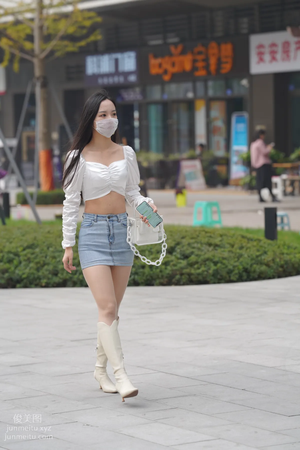Mojing Street NO.170, Kane Street Photography, Denim Skirt Girl [302P] photo 65