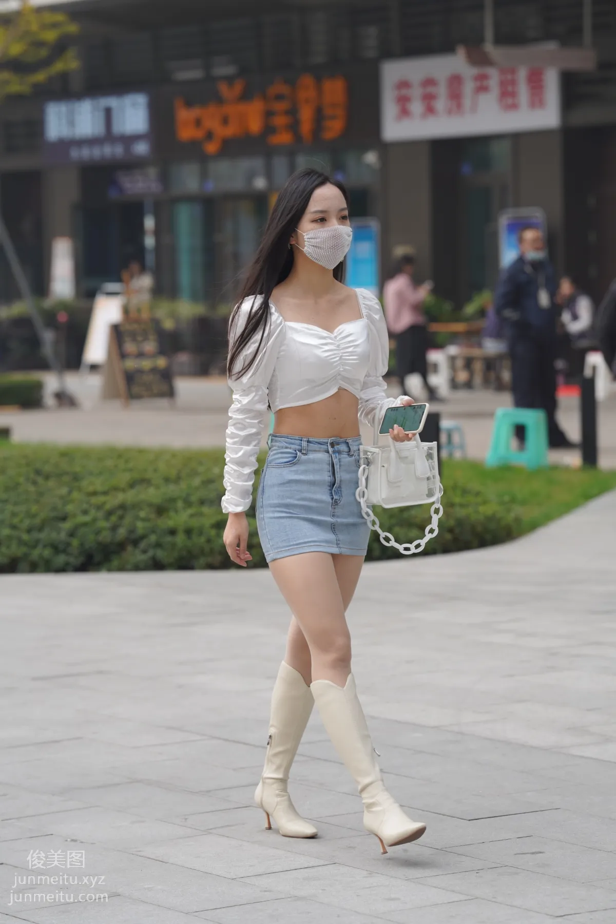 Mojing Street NO.170, Kane Street Photography, Denim Skirt Girl [302P] photo 66