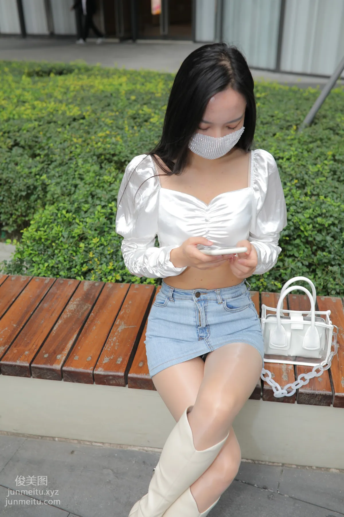 Mojing Street NO.170, Kane Street Photography, Denim Skirt Girl [302P] photo 68