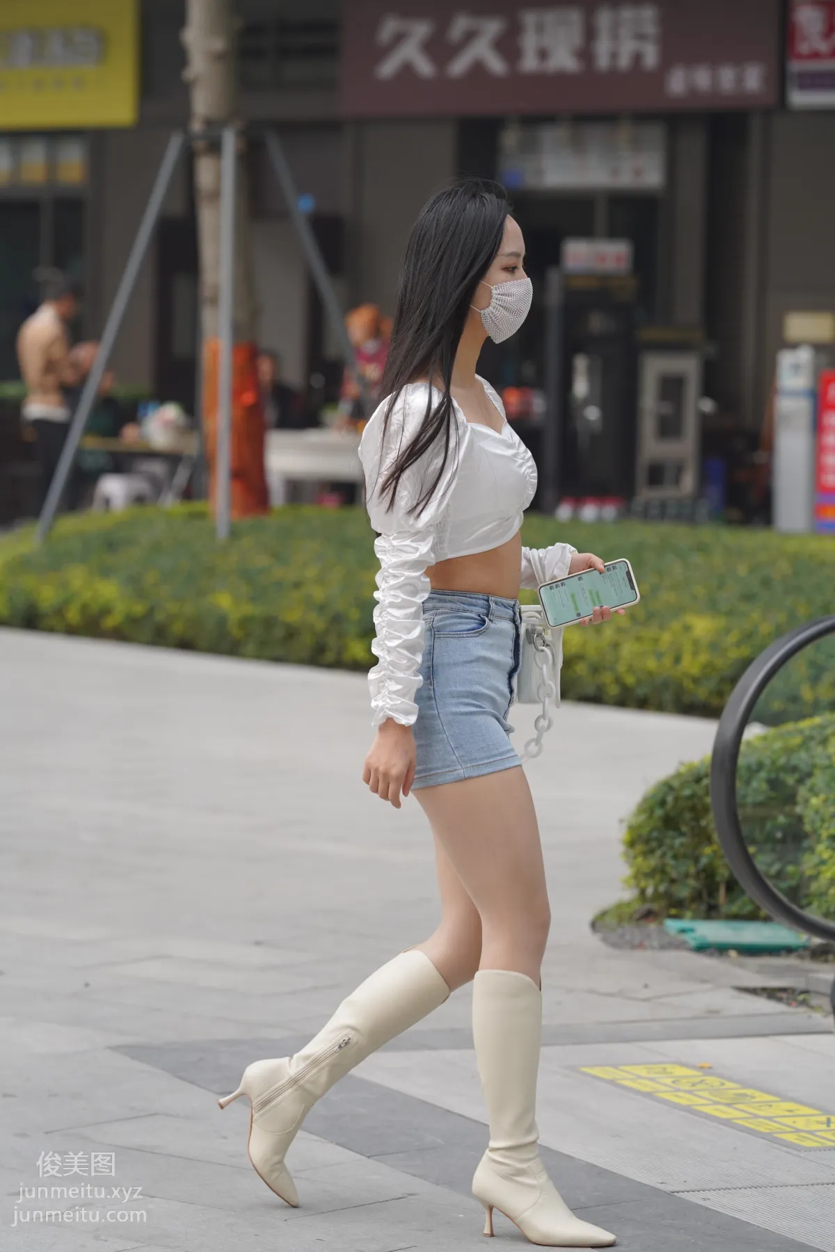 Mojing Street NO.170, Kane Street Photography, Denim Skirt Girl [302P] photo 69