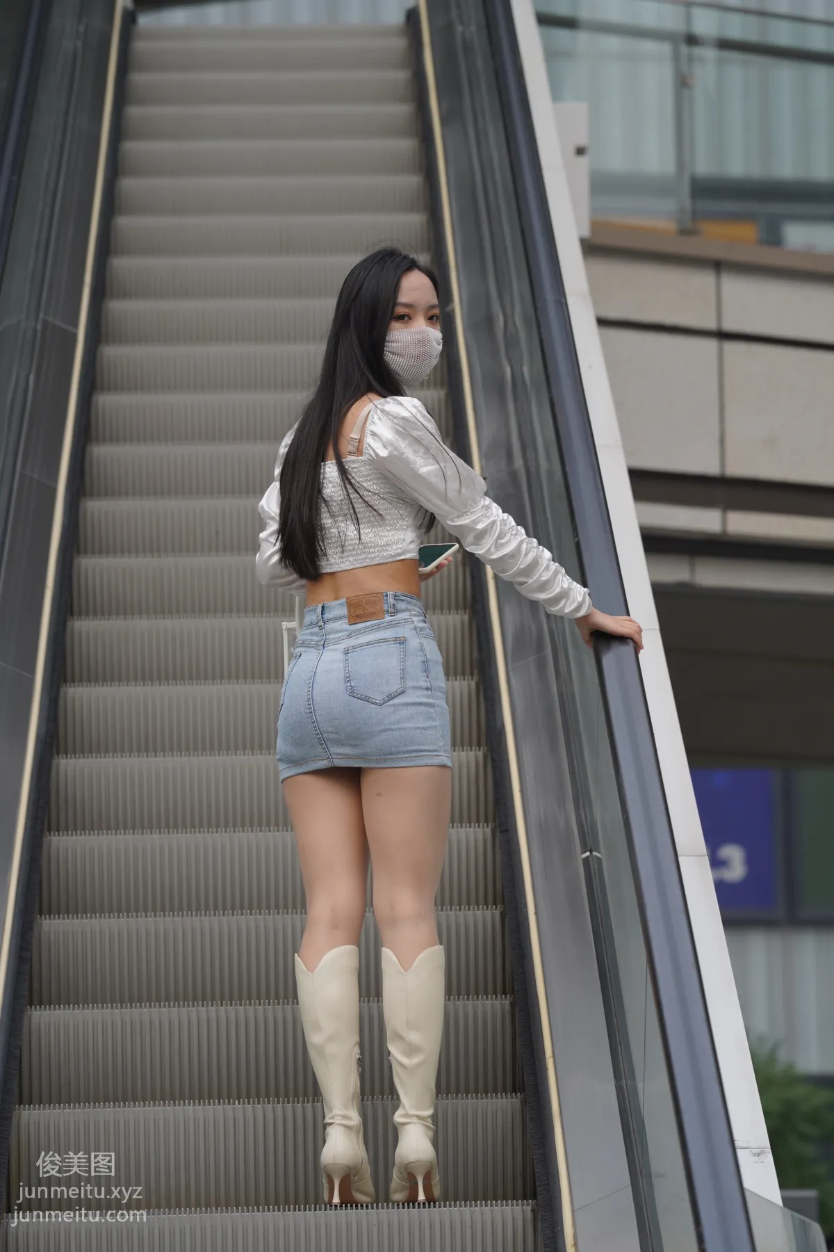 Mojing Street NO.170, Kane Street Photography, Denim Skirt Girl [302P] photo 74