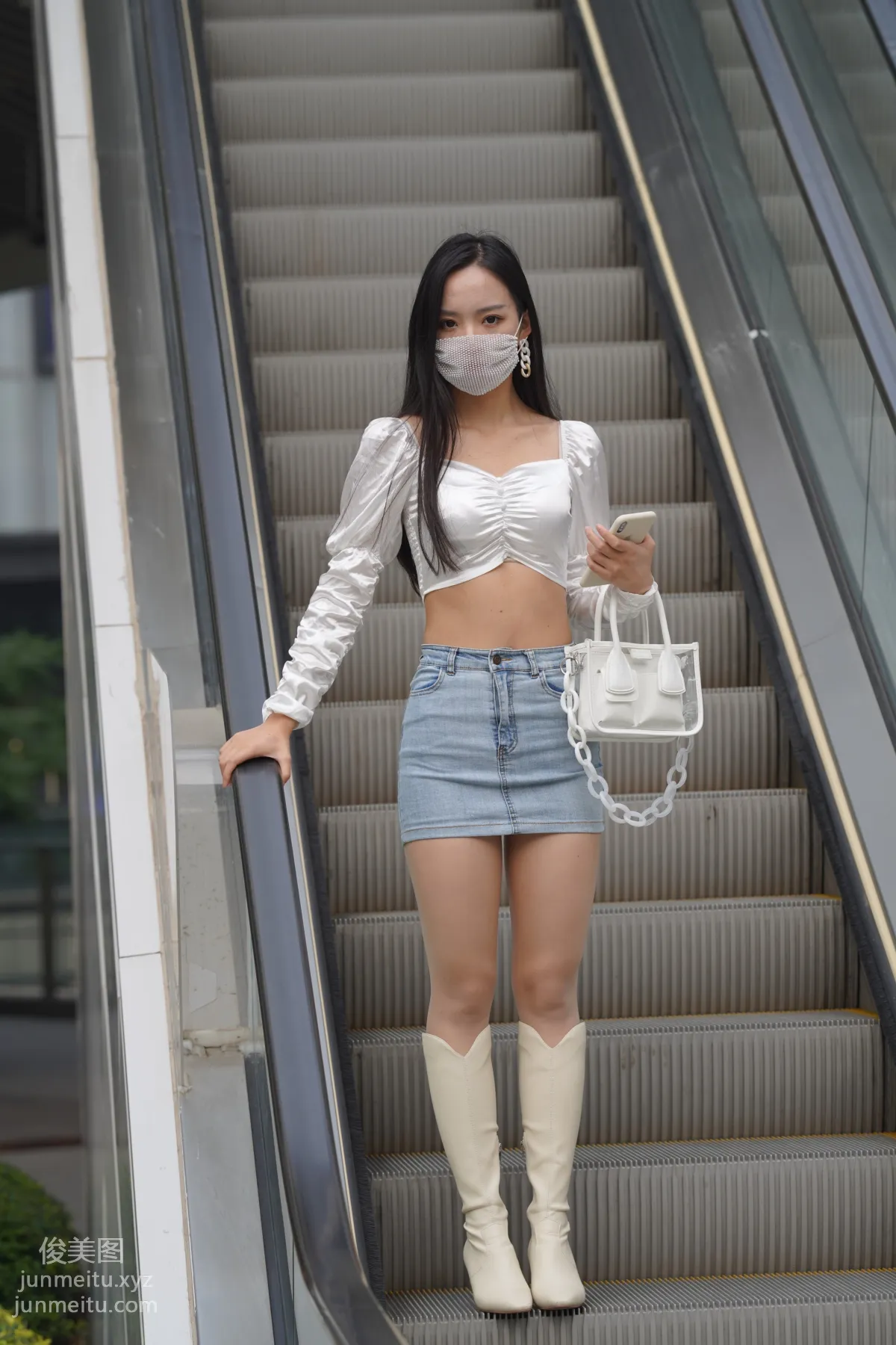 Mojing Street NO.170, Kane Street Photography, Denim Skirt Girl [302P] photo 78