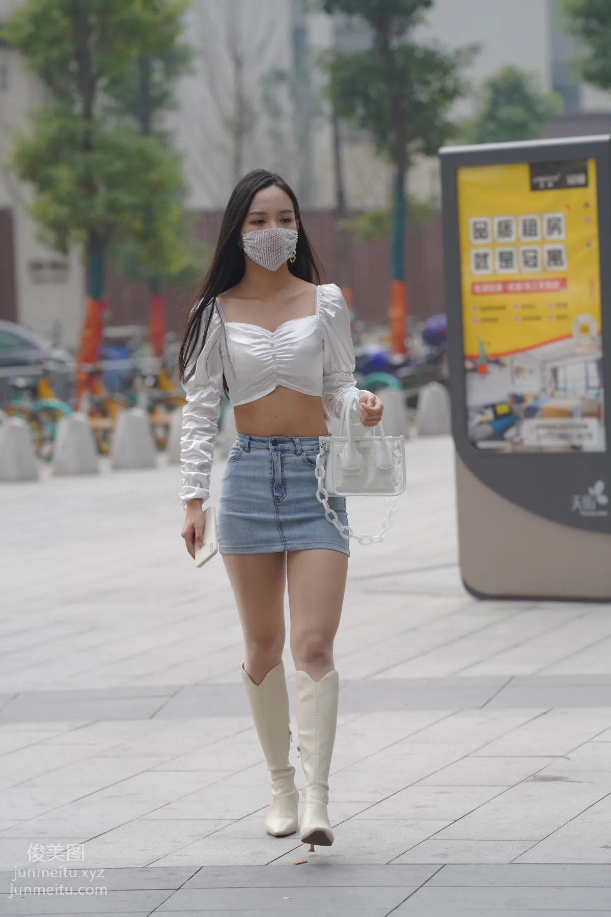 Mojing Street NO.170, Kane Street Photography, Denim Skirt Girl [302P] photo 79