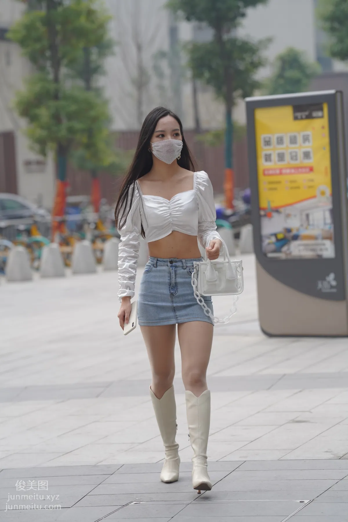 Mojing Street NO.170, Kane Street Photography, Denim Skirt Girl [302P] photo 80