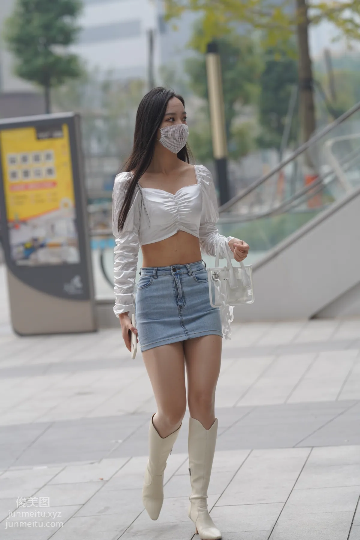Mojing Street NO.170, Kane Street Photography, Denim Skirt Girl [302P] photo 81