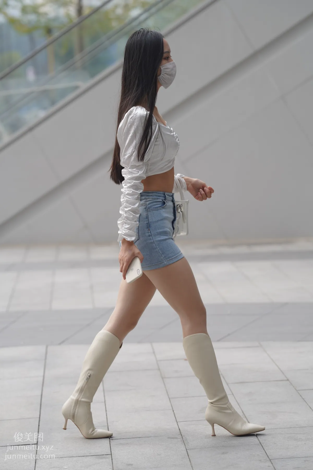 Mojing Street NO.170, Kane Street Photography, Denim Skirt Girl [302P] photo 82