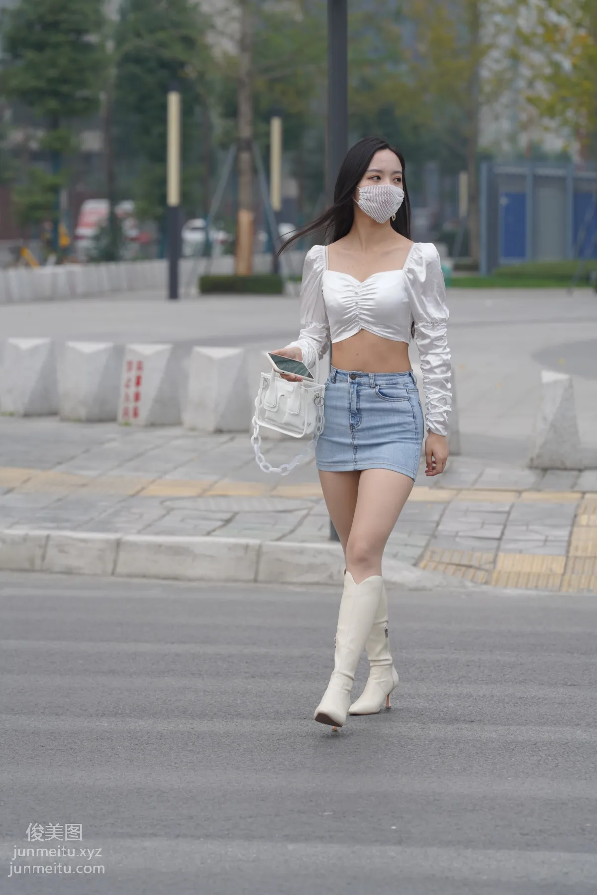 Mojing Street NO.170, Kane Street Photography, Denim Skirt Girl [302P] photo 113