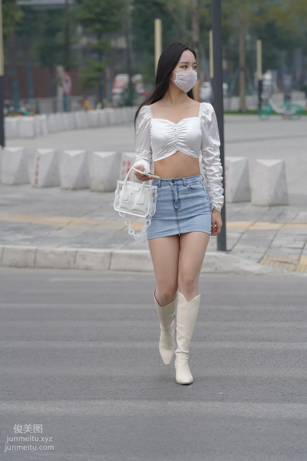 Mojing Street NO.170, Kane Street Photography, Denim Skirt Girl [302P] photo 114