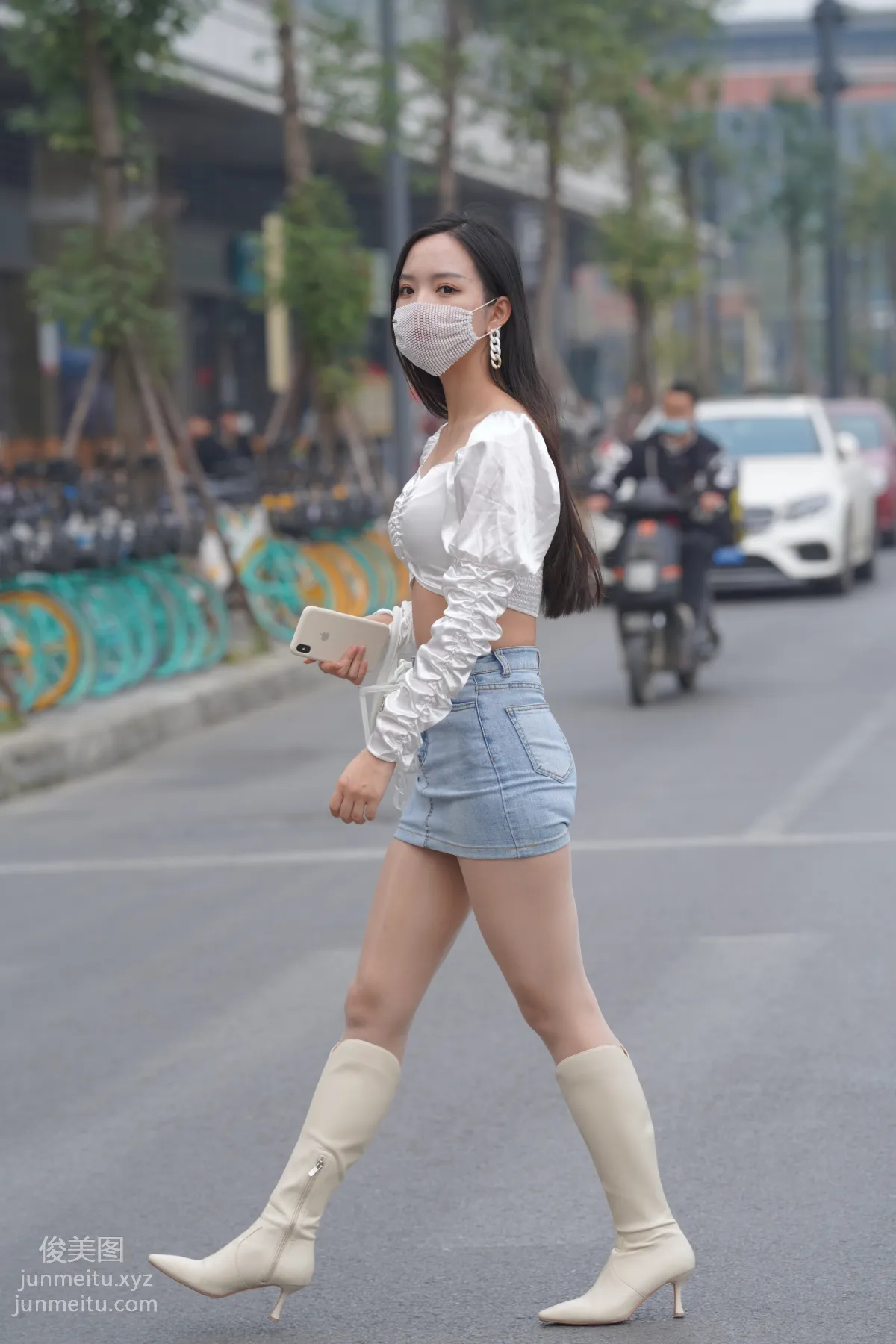 Mojing Street NO.170, Kane Street Photography, Denim Skirt Girl [302P] photo 121