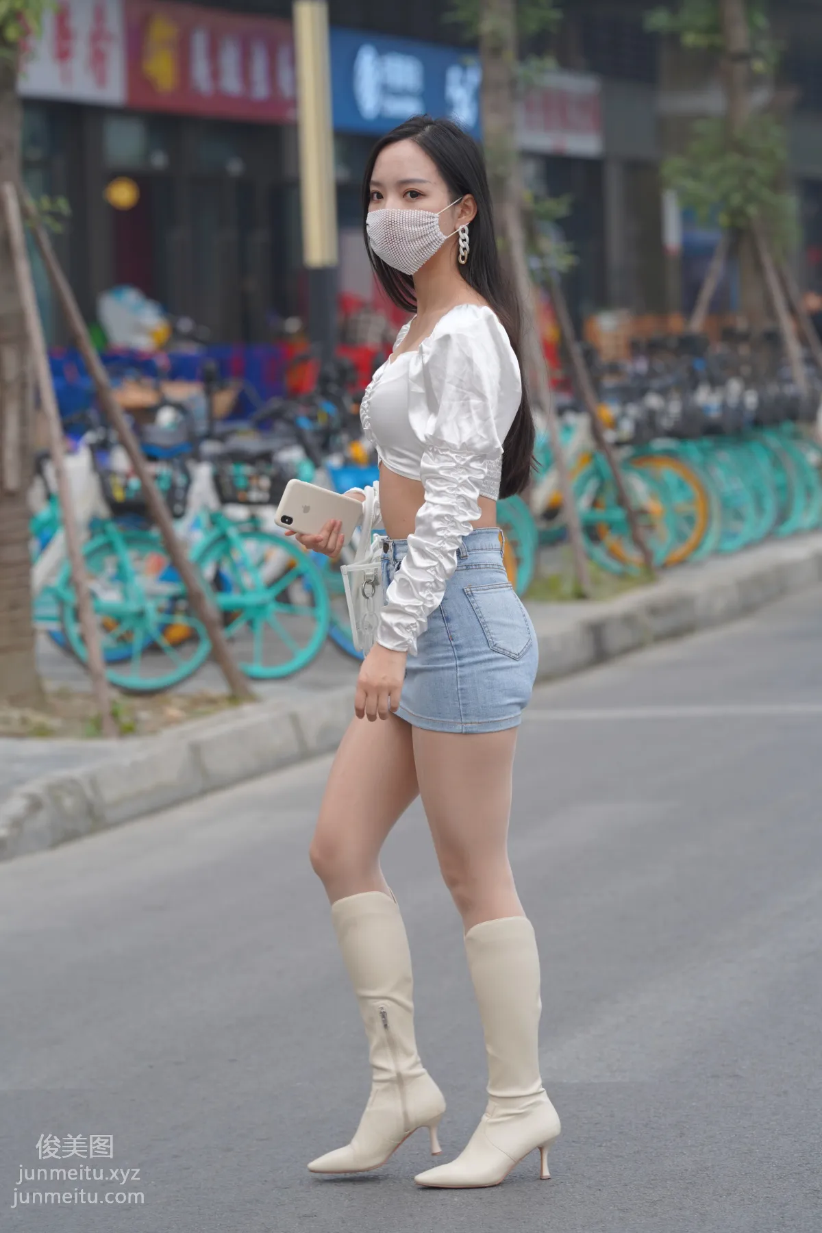 Mojing Street NO.170, Kane Street Photography, Denim Skirt Girl [302P] photo 123