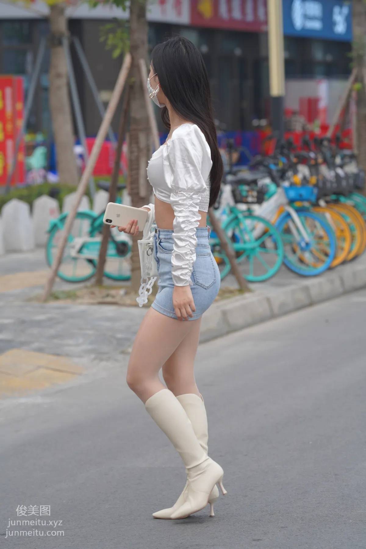 Mojing Street NO.170, Kane Street Photography, Denim Skirt Girl [302P] photo 124