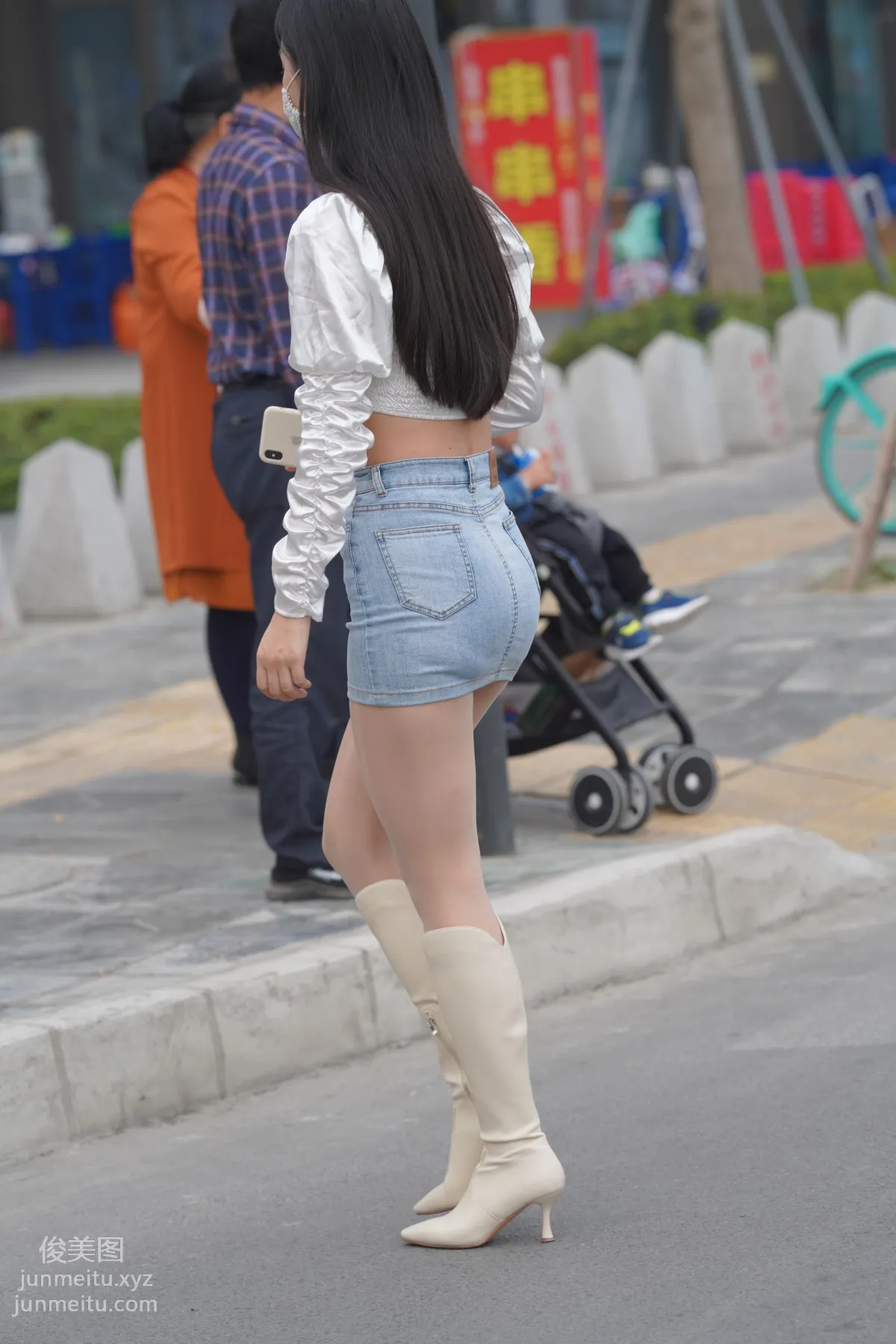 Mojing Street NO.170, Kane Street Photography, Denim Skirt Girl [302P] photo 125