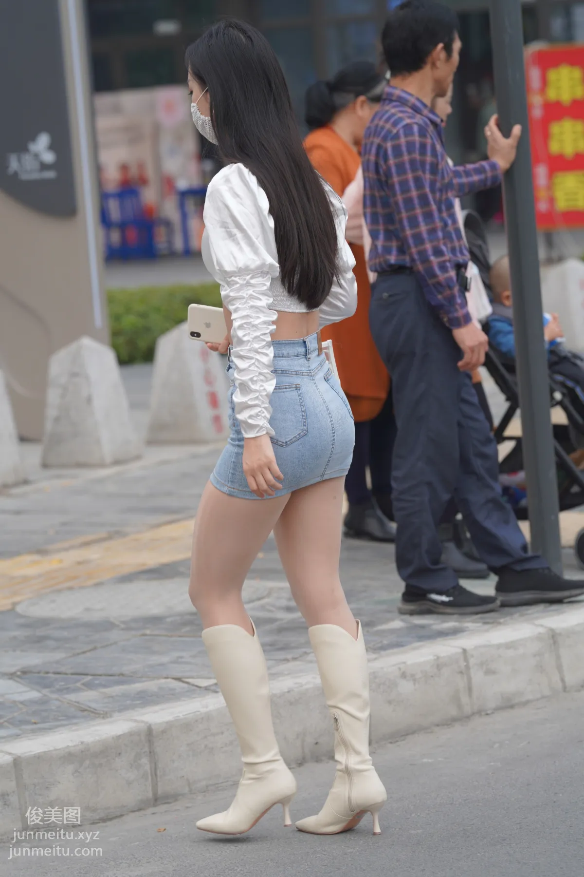 Mojing Street NO.170, Kane Street Photography, Denim Skirt Girl [302P] photo 126