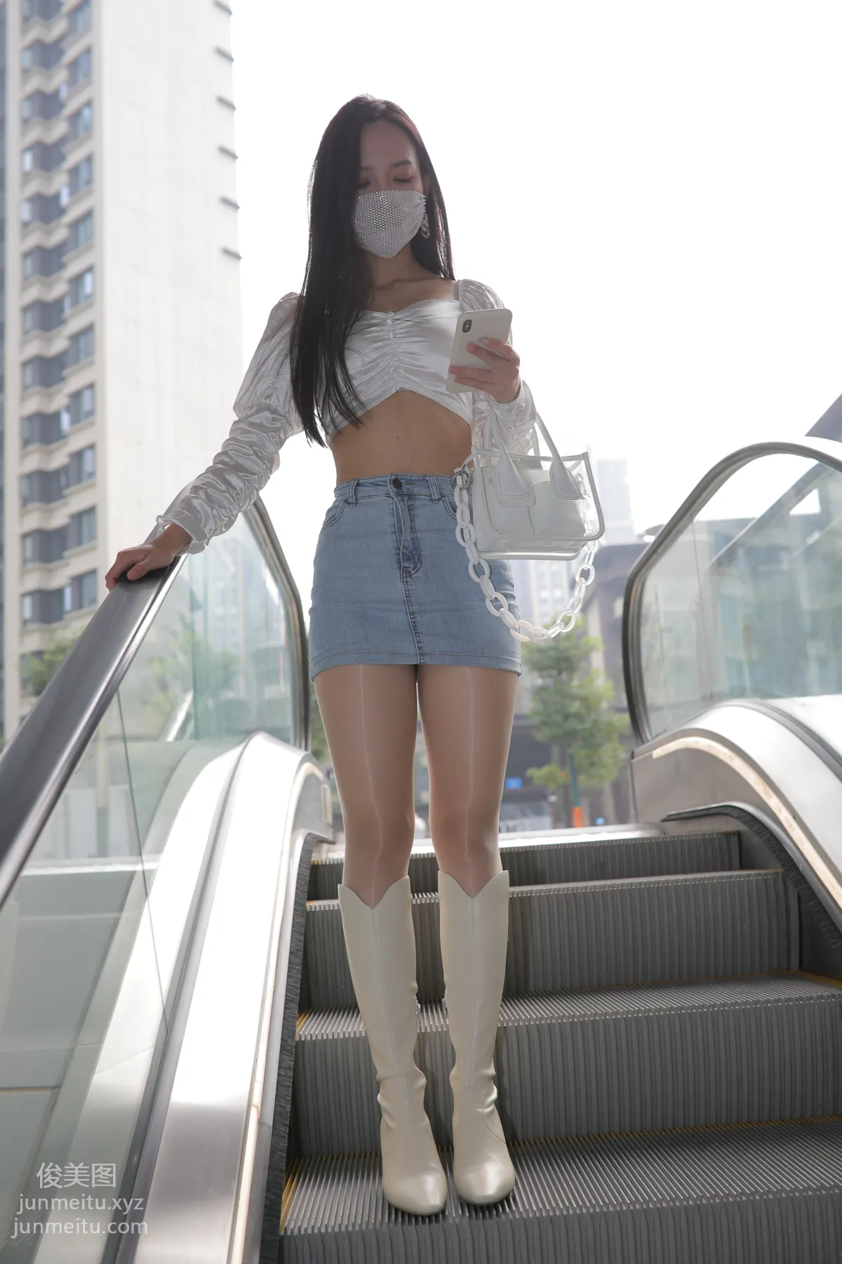 Mojing Street NO.170, Kane Street Photography, Denim Skirt Girl [302P] photo 129