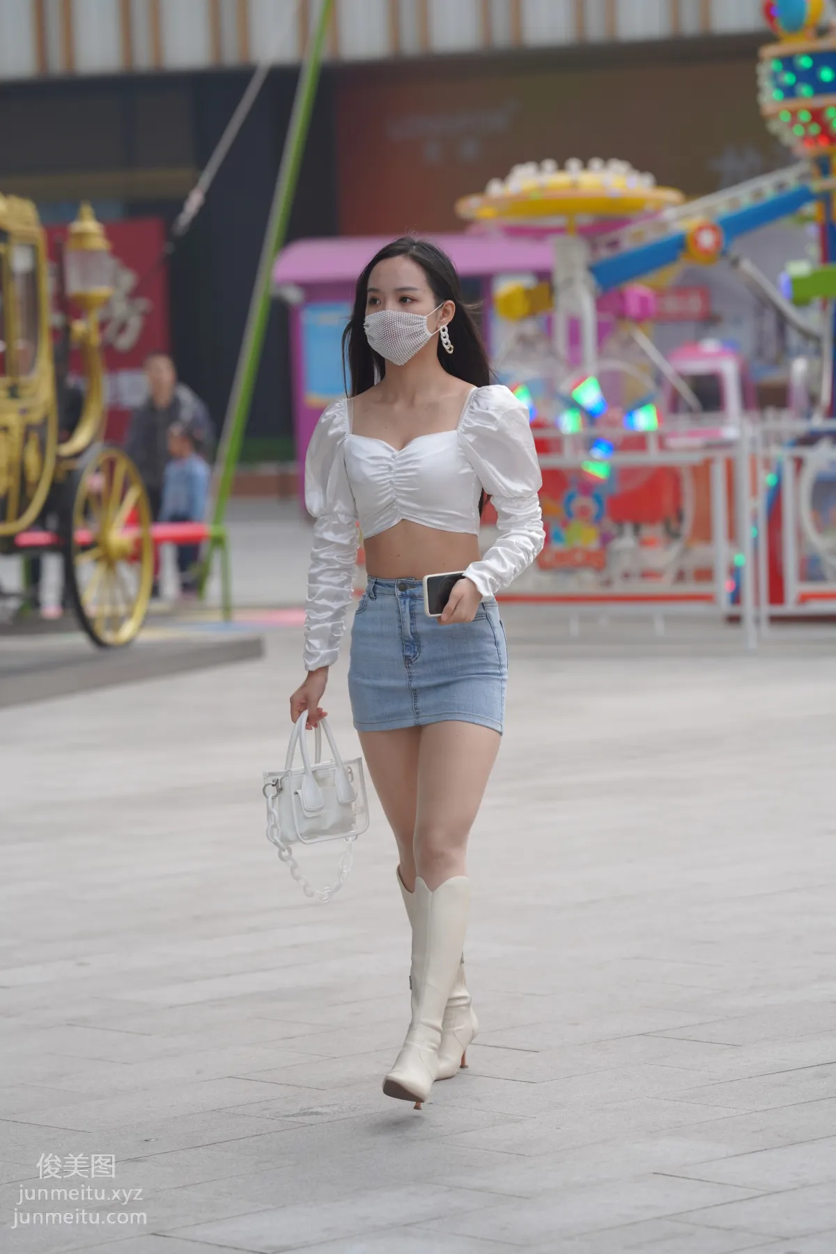 Mojing Street NO.170, Kane Street Photography, Denim Skirt Girl [302P] photo 160