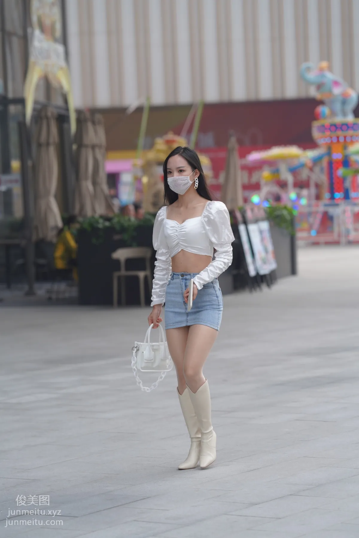 Mojing Street NO.170, Kane Street Photography, Denim Skirt Girl [302P] photo 163