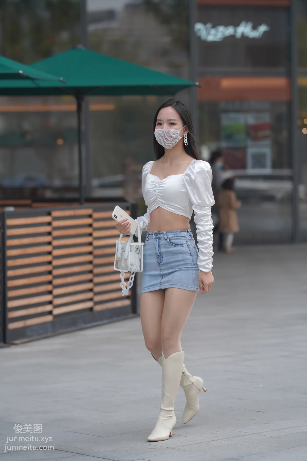 Mojing Street NO.170, Kane Street Photography, Denim Skirt Girl [302P] photo 171
