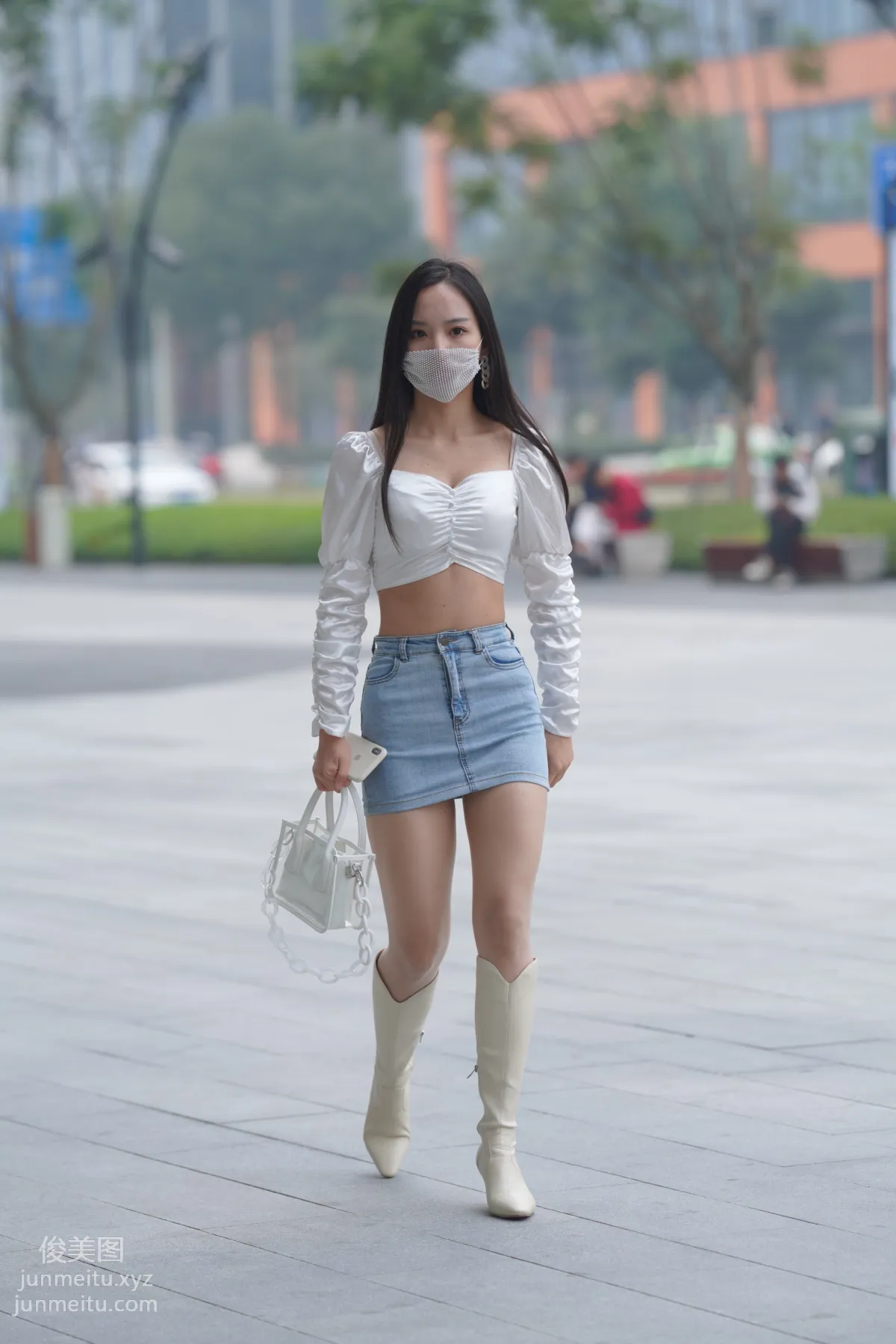 Mojing Street NO.170, Kane Street Photography, Denim Skirt Girl [302P] photo 202