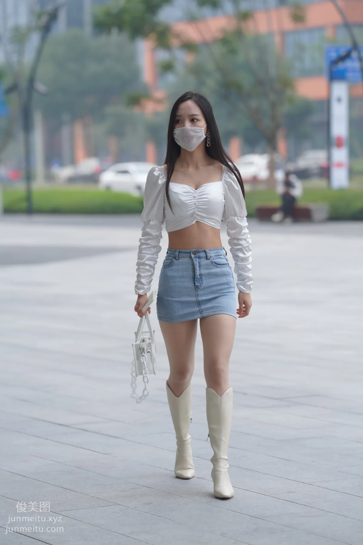 Mojing Street NO.170, Kane Street Photography, Denim Skirt Girl [302P] photo 203