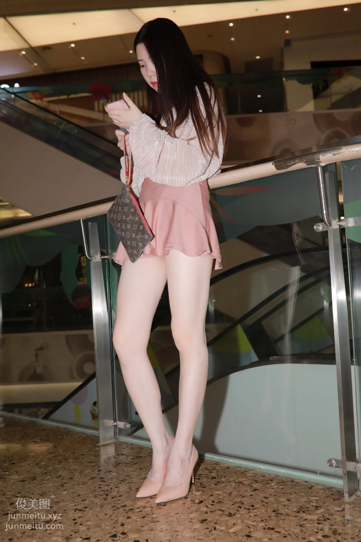 Mojing Street NO.167, Cute Pink Short Skirt Girl [493P] photo 13