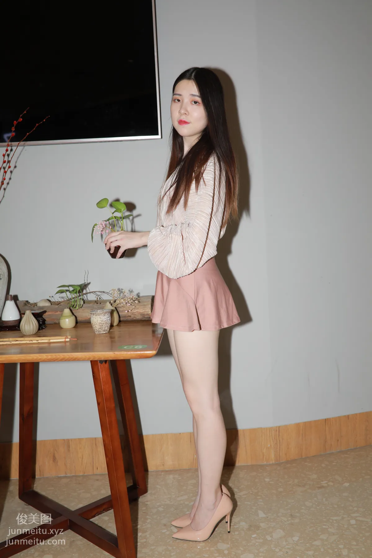 Mojing Street NO.167, Cute Pink Short Skirt Girl [493P] photo 38