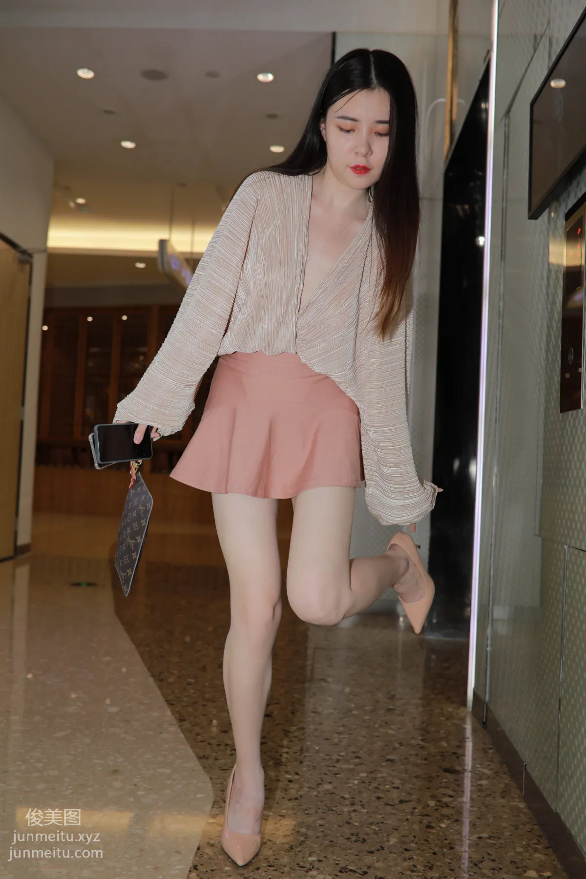 Mojing Street NO.167, Cute Pink Short Skirt Girl [493P] photo 85