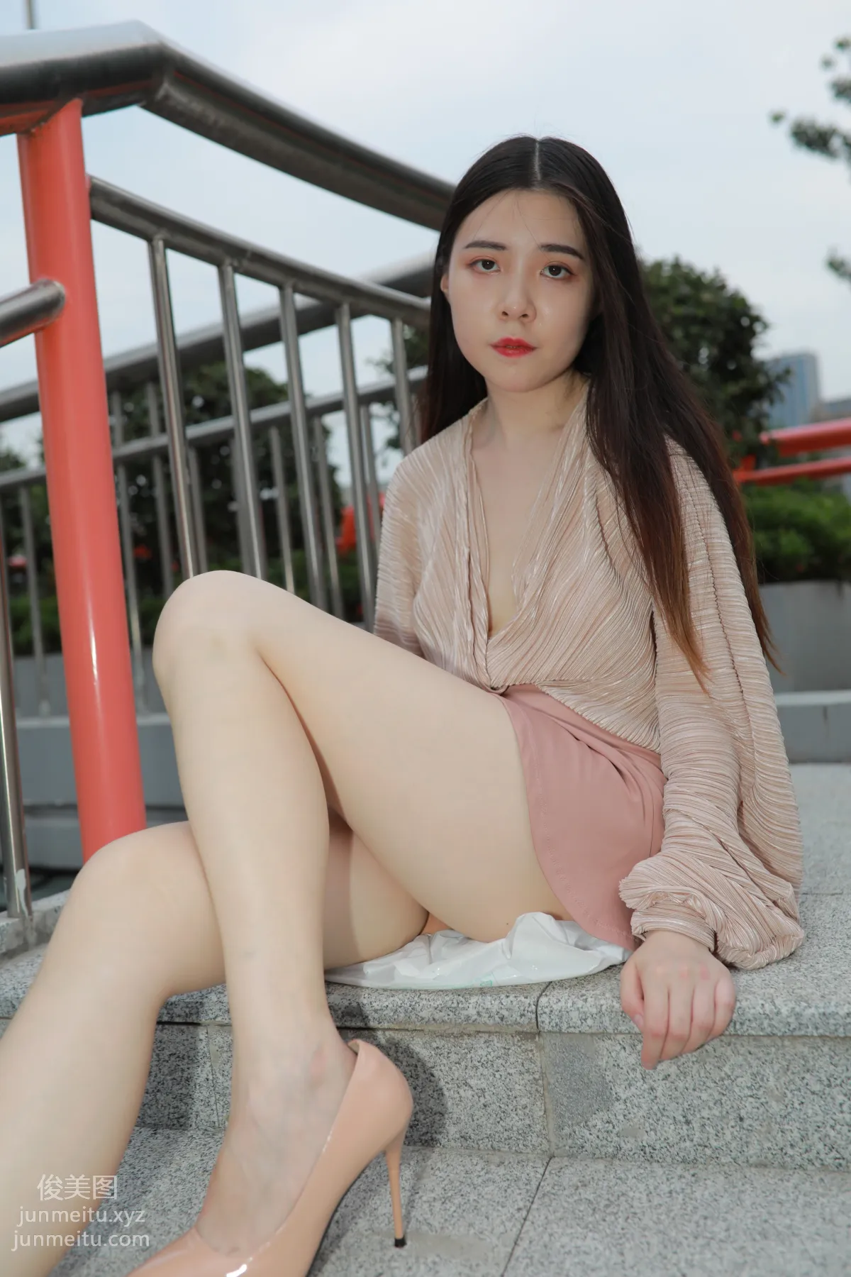 Mojing Street NO.167, Cute Pink Short Skirt Girl [493P] photo 115