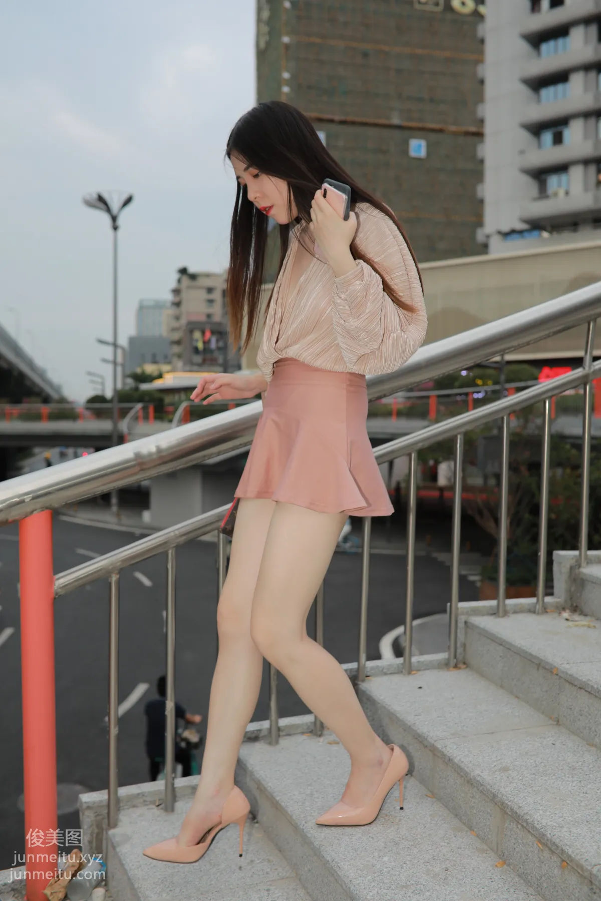 Mojing Street NO.167, Cute Pink Short Skirt Girl [493P] photo 120