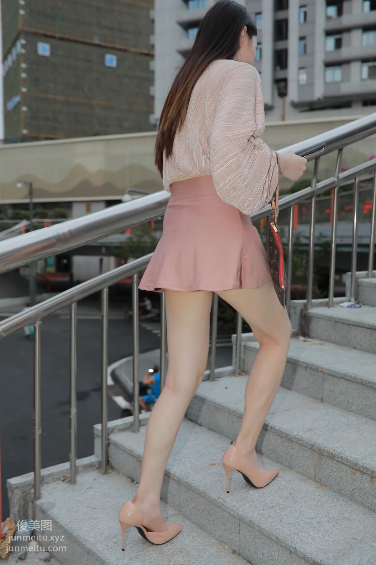 Mojing Street NO.167, Cute Pink Short Skirt Girl [493P] photo 123