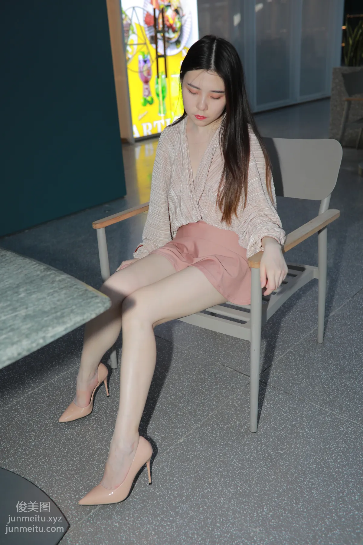Mojing Street NO.167, Cute Pink Short Skirt Girl [493P] photo 133