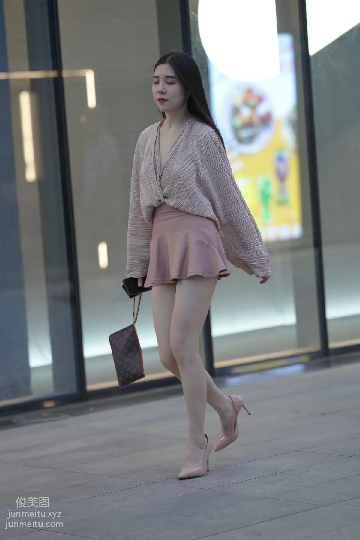 Mojing Street NO.167, Cute Pink Short Skirt Girl [493P] photo 146