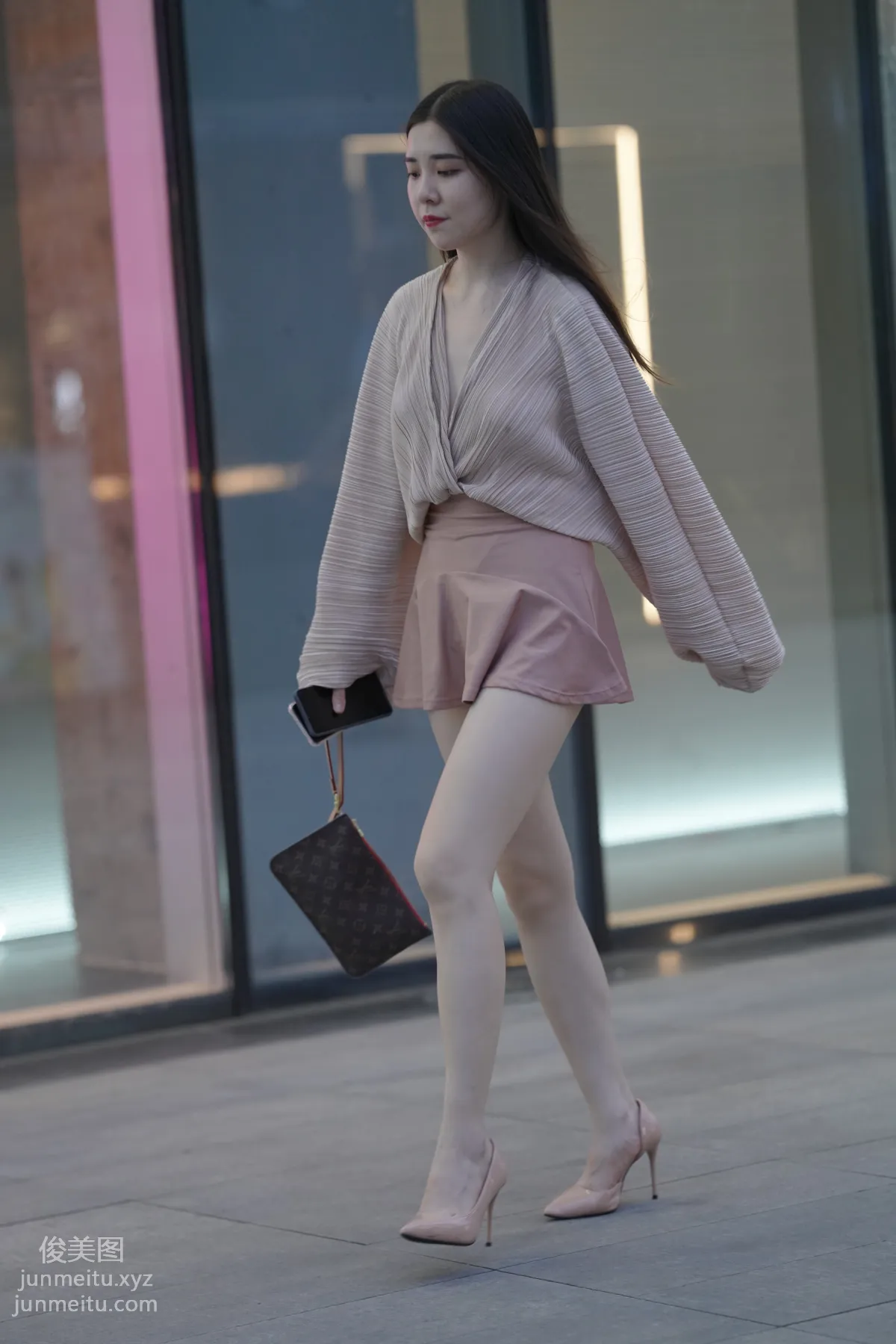 Mojing Street NO.167, Cute Pink Short Skirt Girl [493P] photo 148