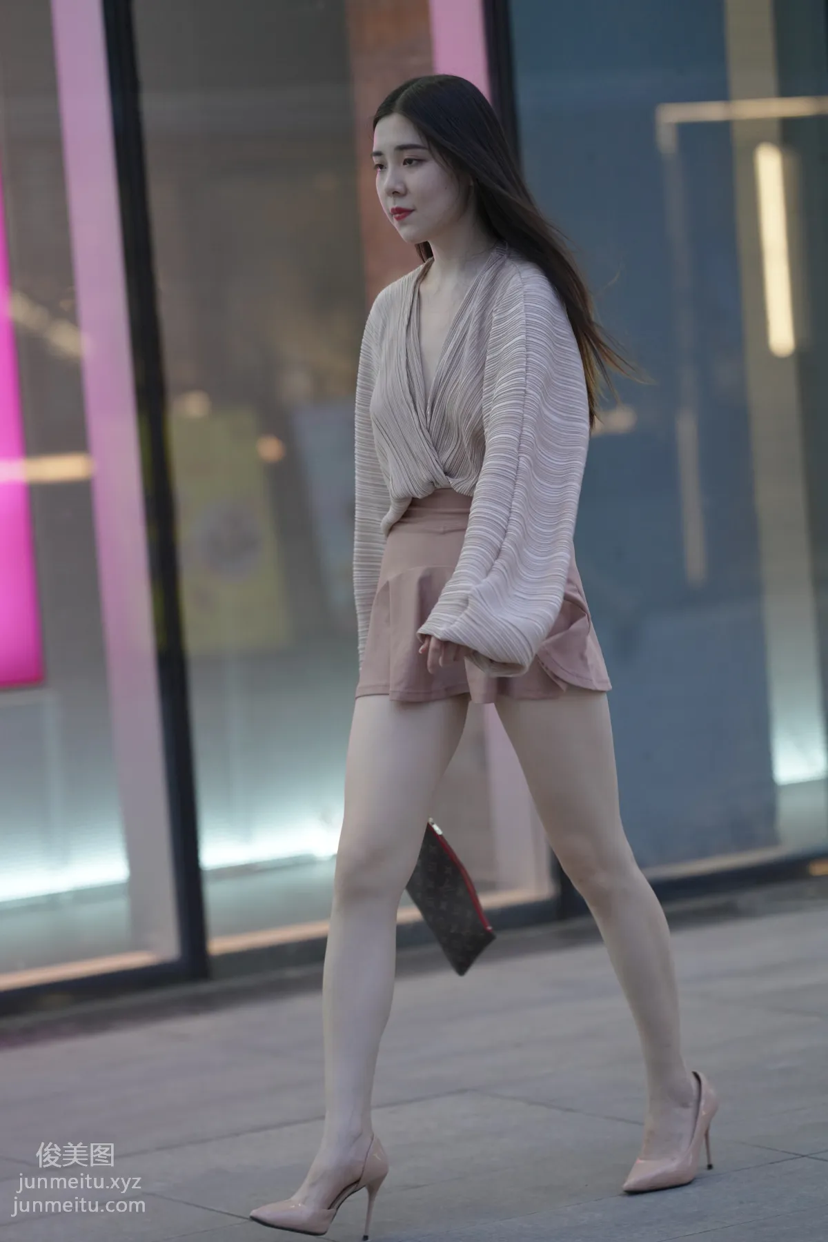 Mojing Street NO.167, Cute Pink Short Skirt Girl [493P] photo 149