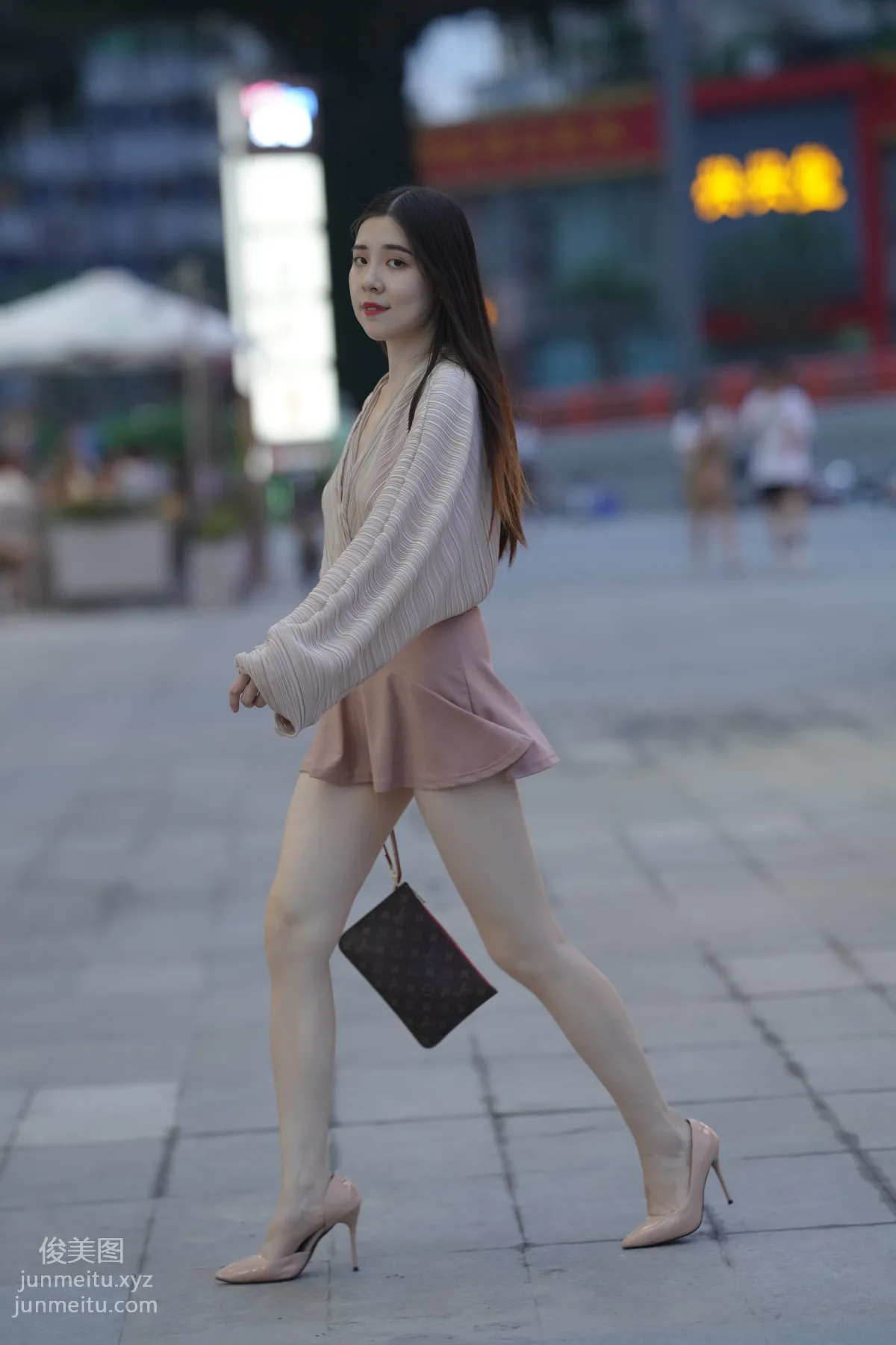 Mojing Street NO.167, Cute Pink Short Skirt Girl [493P] photo 153