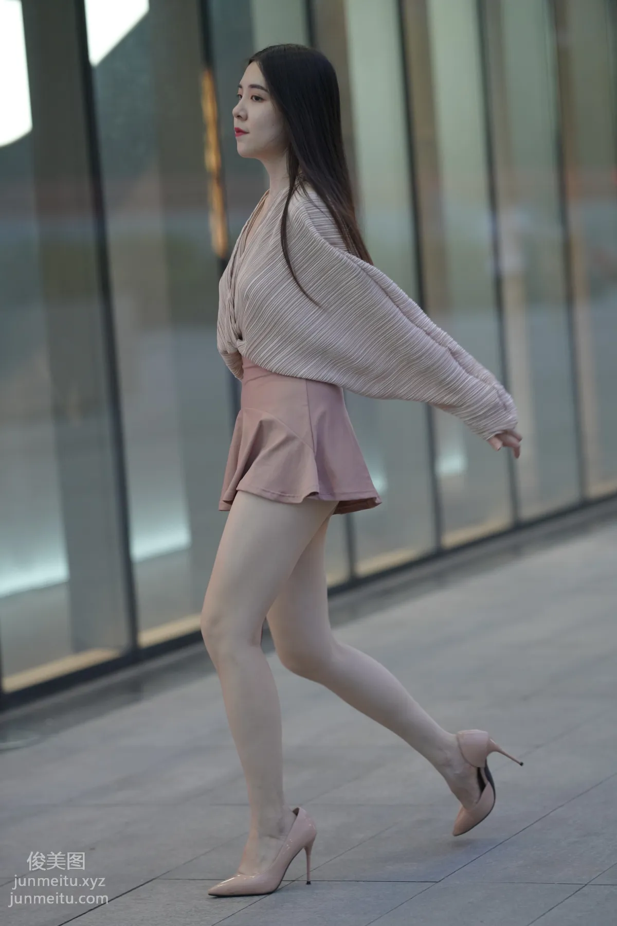 Mojing Street NO.167, Cute Pink Short Skirt Girl [493P] photo 159
