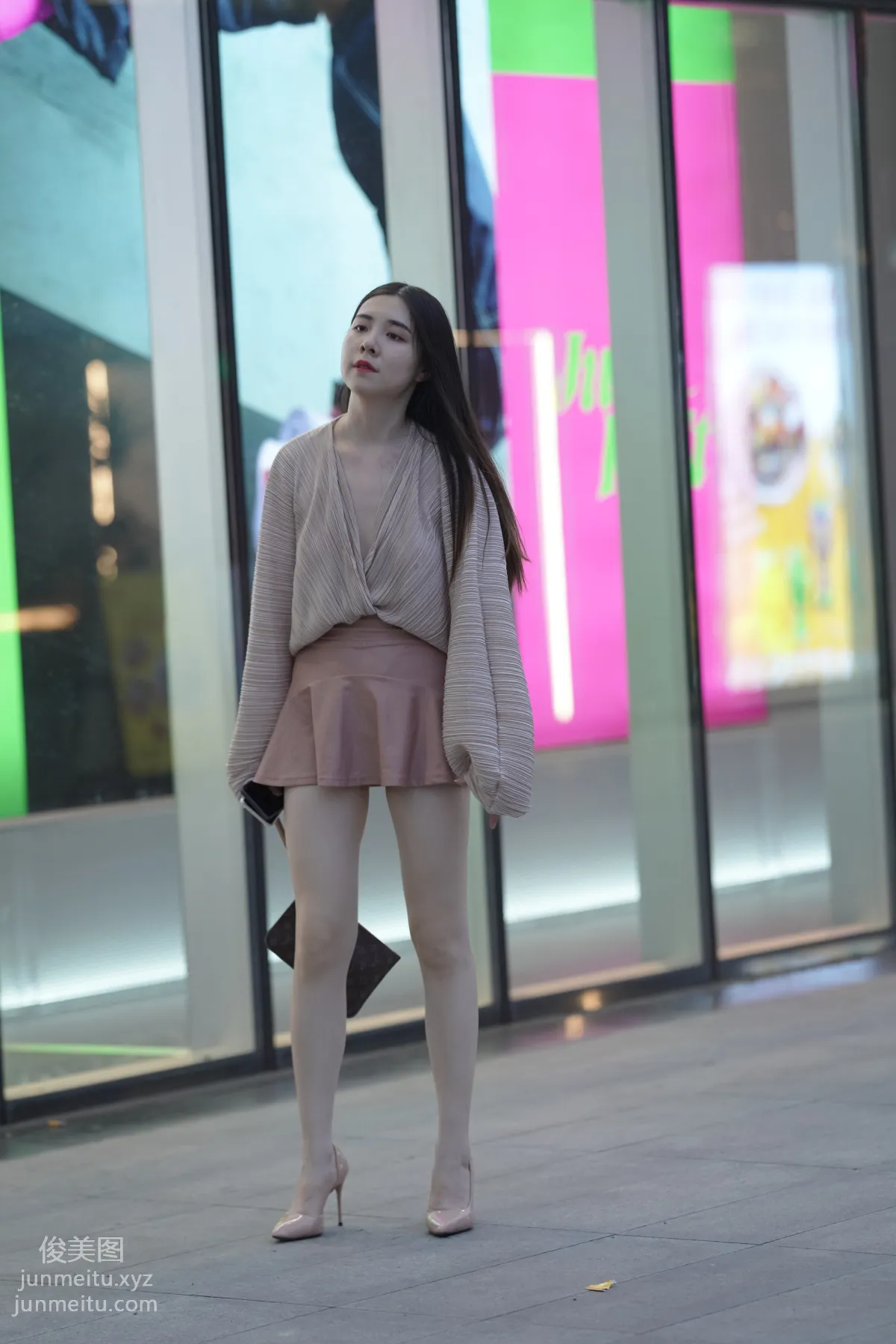 Mojing Street NO.167, Cute Pink Short Skirt Girl [493P] photo 163
